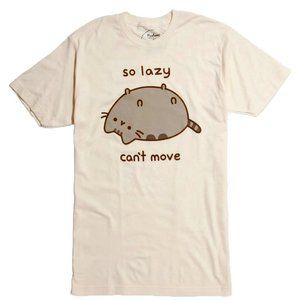 Pusheen So Lazy Can't Move Unisex Adult T-Shirt